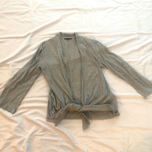 Chaus Sport Modal/Cotton Cardigan—Gray—Medium